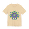 Colorful Mandala Meditation Tee featuring vibrant colors and peaceful design promoting inner tranquility and a sense of calmness