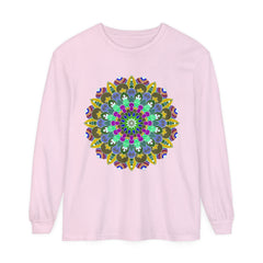 Colorful Mandala Long Sleeve T-Shirt - Spiritual Art 14