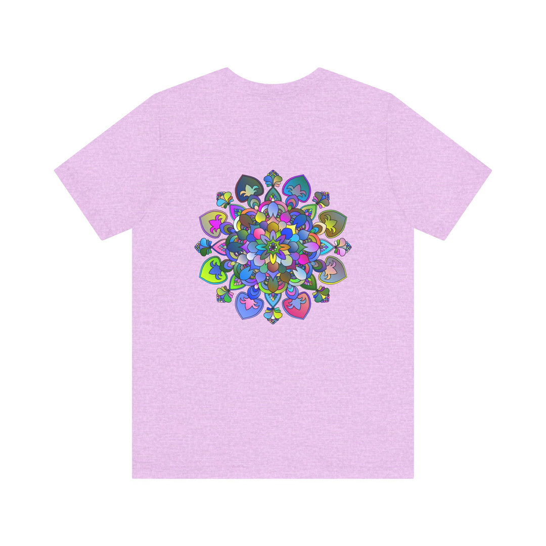 Vibrant mandala tee for promoting peace and emotional balance