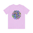 Vibrant mandala tee for promoting peace and emotional balance