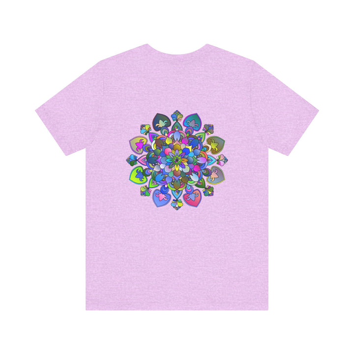 Vibrant mandala tee for promoting peace and emotional balance