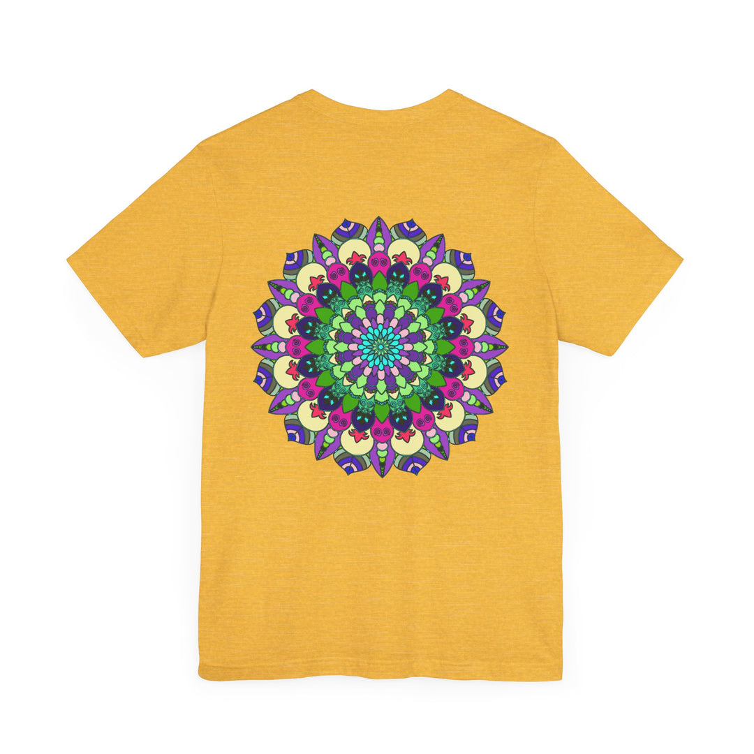 Beautiful mandala t-shirt for finding peace and harmony