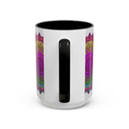 Colorful Mandala Art Mug with Eye-Catching and Intricate Design