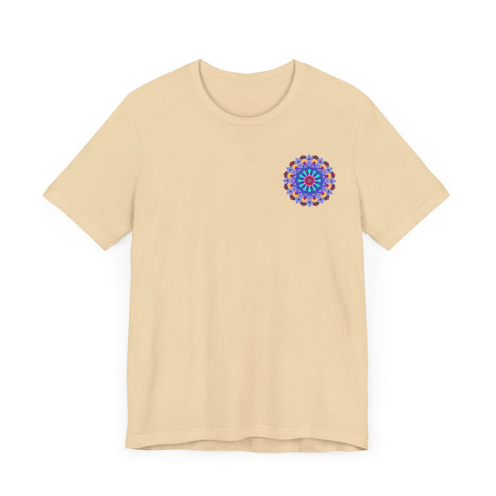 A vibrant and colorful Mandala Peace & Harmony T-Shirt featuring spiritual art