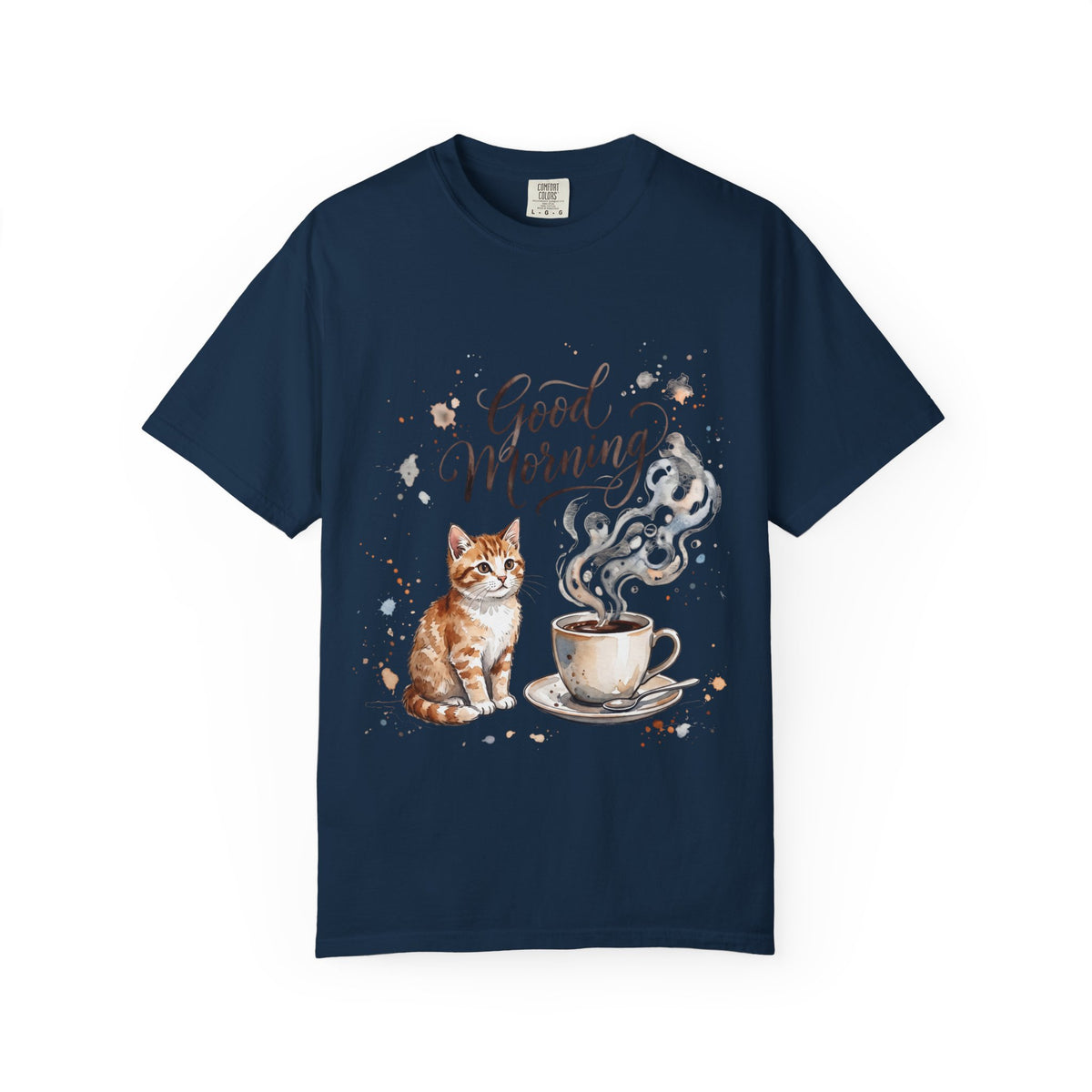 Good Morning Cat Coffee T-Shirt