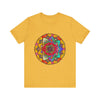 Colorful Mandala Tee with Intricate Geometric Patterns