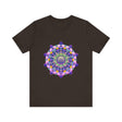 Vibrant Mandala Tee featuring an intricate and colorful design, perfect for adding a pop of vibrancy to your wardrobe