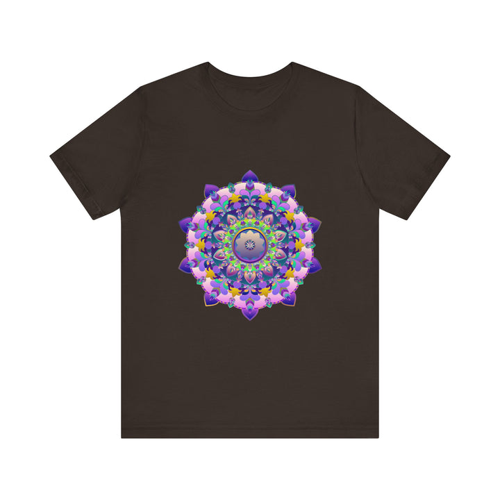 Vibrant Mandala Tee featuring an intricate and colorful design, perfect for adding a pop of vibrancy to your wardrobe