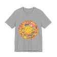 Colorful and detailed mandala printed tee for a peaceful and stylish look