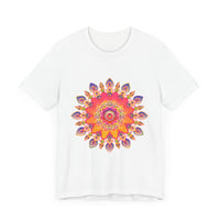 Vibrant Mandala T-Shirt - Colorful Spiritual Design alt text 15