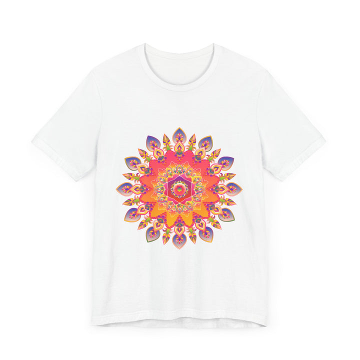 Vibrant Mandala T-Shirt - Colorful Spiritual Design alt text 15