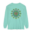 Vibrant and colorful Psychedelic Mandala Tie Dye Long Sleeve T-Shirt