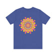 A beautiful mandala tee featuring intricate spiritual designs for peace and harmony