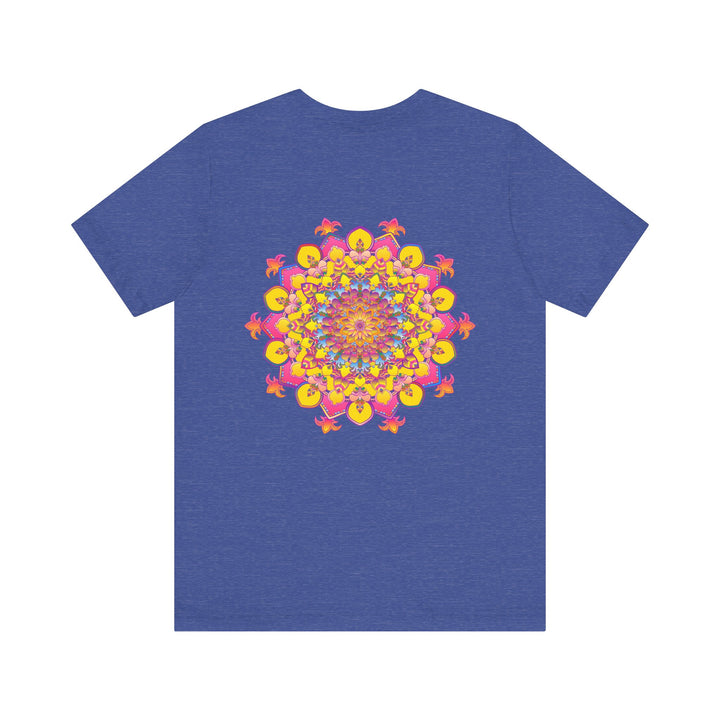 A beautiful mandala tee featuring intricate spiritual designs for peace and harmony