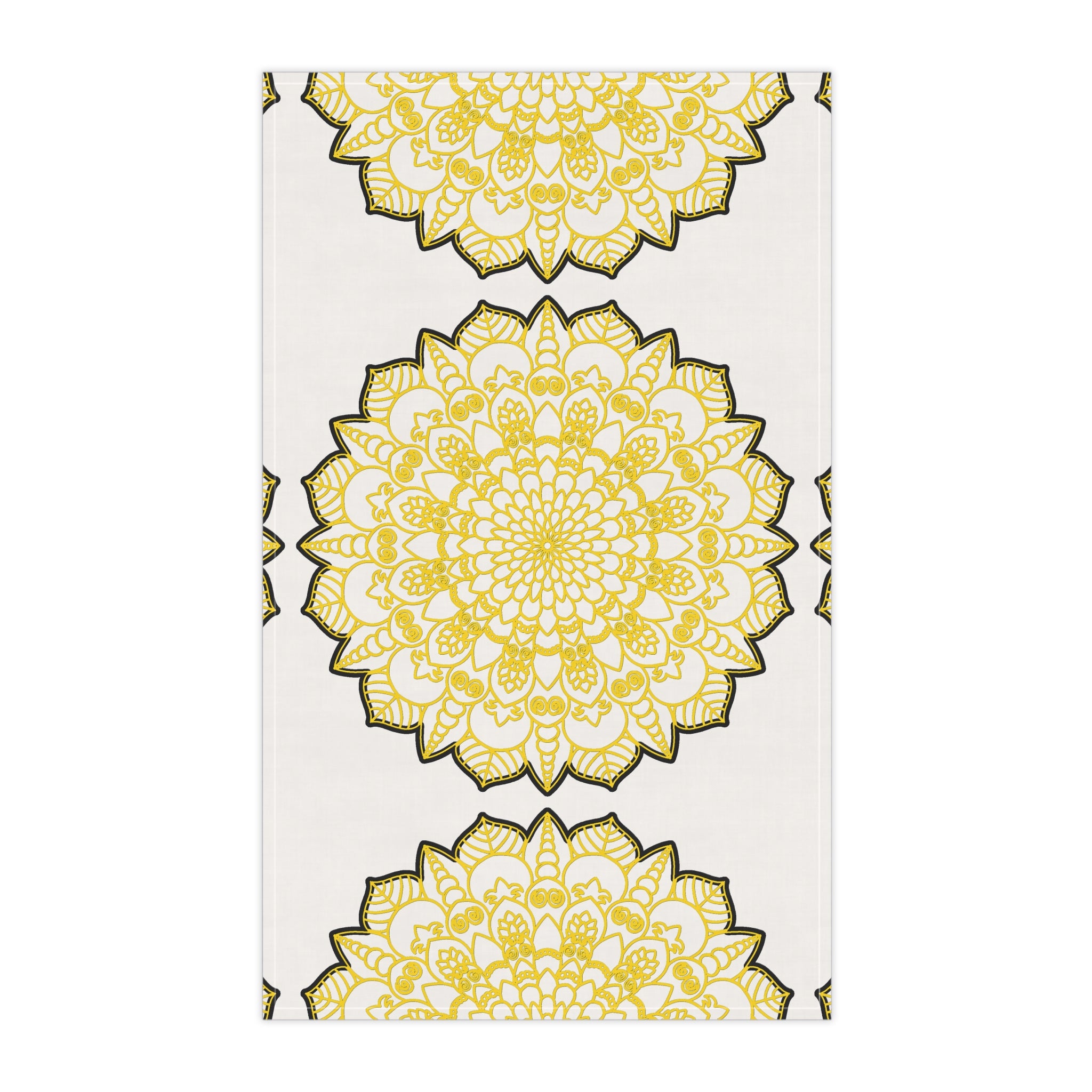 Sunny Floral Cotton Tea Towels for Bright Kitchen Aesthetics