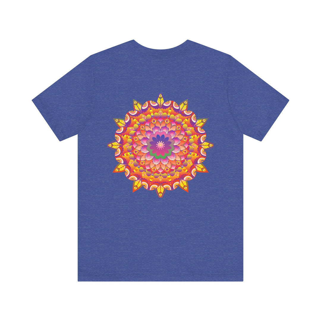 Eye-catching and vibrant mandala T-Shirt representing spiritual peace and serenity