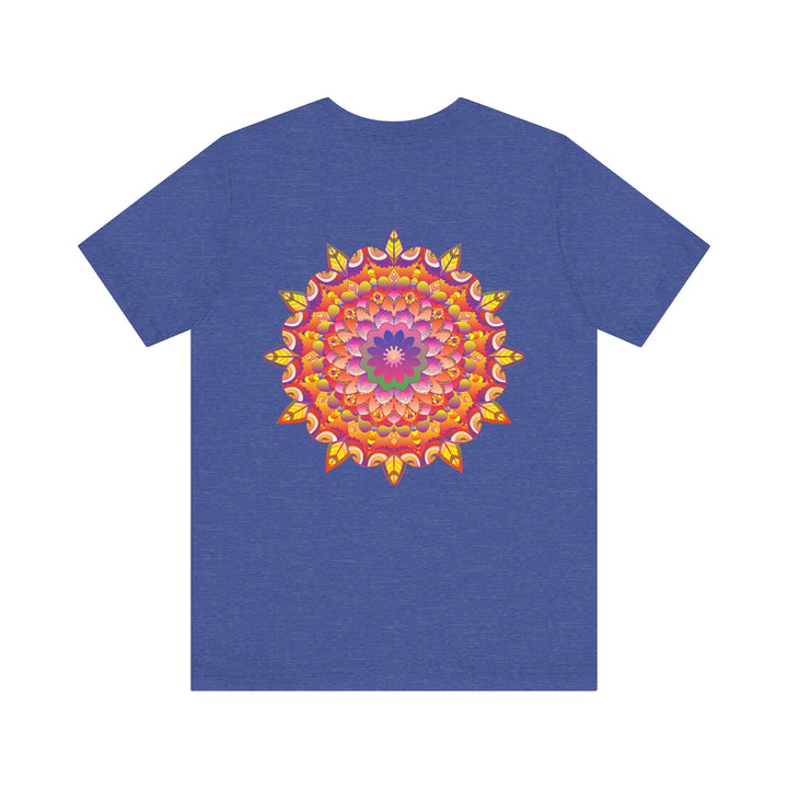 Eye-catching and vibrant mandala T-Shirt representing spiritual peace and serenity