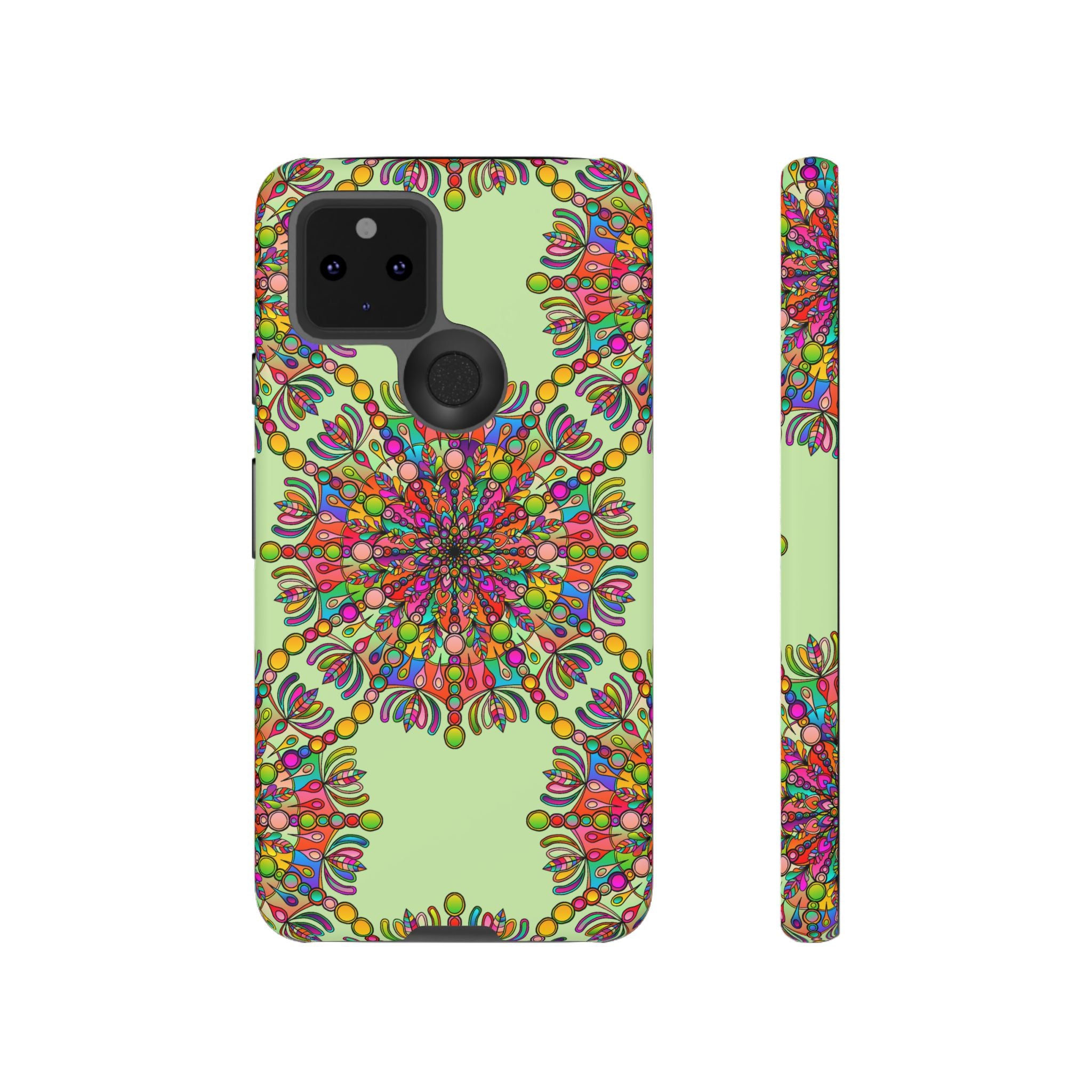 Vibrant Mandala iPhone & Google Pixel Case | Tough Cases