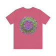 Peaceful mandala tee with intricate and vibrant design