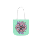Mandala 'Love You Mom' Canvas Tote — Floral Mother's Day Gift Bag