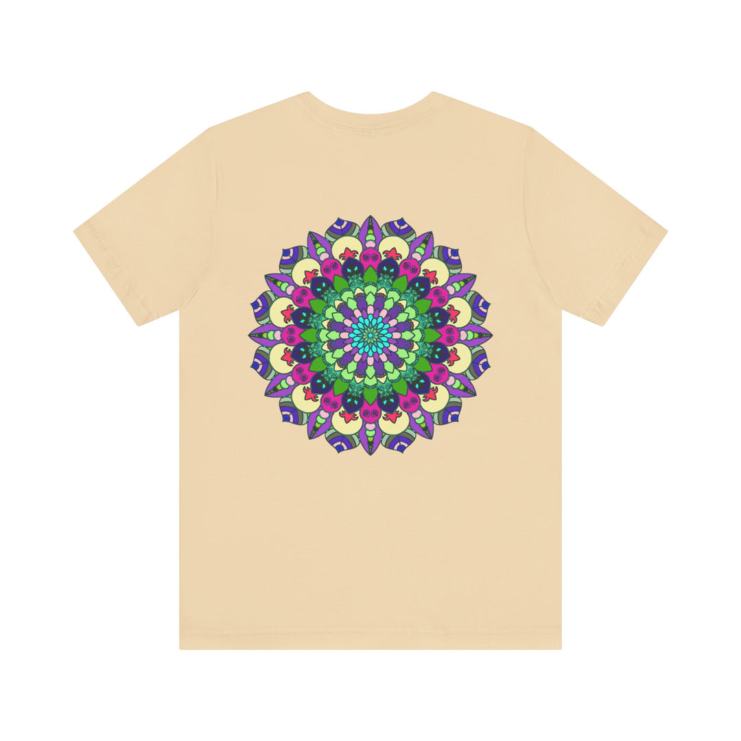 Beautiful and intricate mandala design tee shirt for spiritual peace and harmony