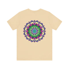 Beautiful and intricate mandala design tee shirt for spiritual peace and harmony