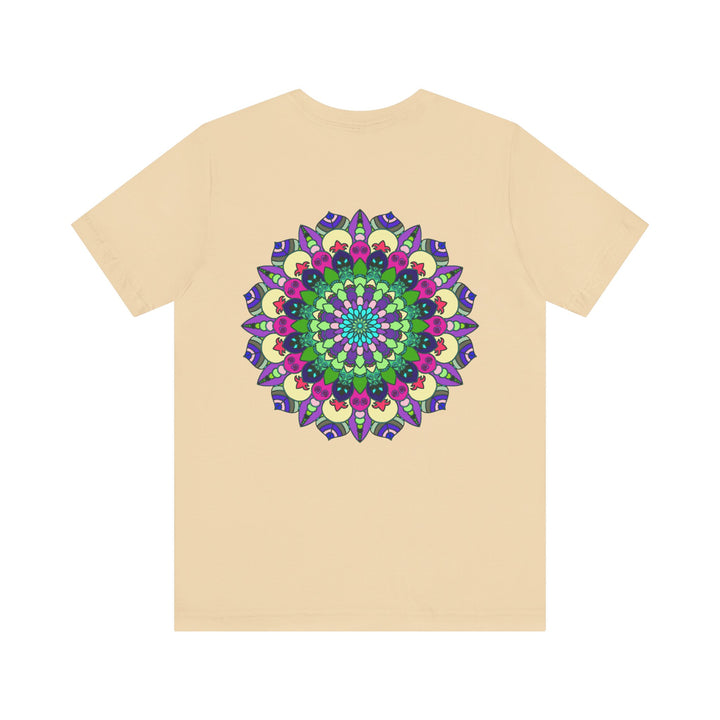 Beautiful and intricate mandala design tee shirt for spiritual peace and harmony