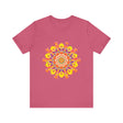 Vibrant Mandala Tee featuring a colorful and intricate design, perfect for adding a pop of color to any outfit