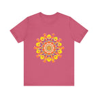 Vibrant Mandala Tee featuring a colorful and intricate design, perfect for adding a pop of color to any outfit