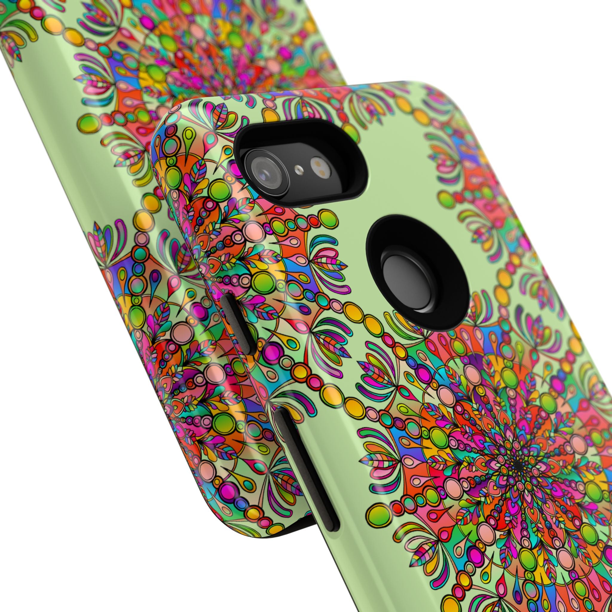 Vibrant Mandala iPhone & Google Pixel Case | Tough Cases