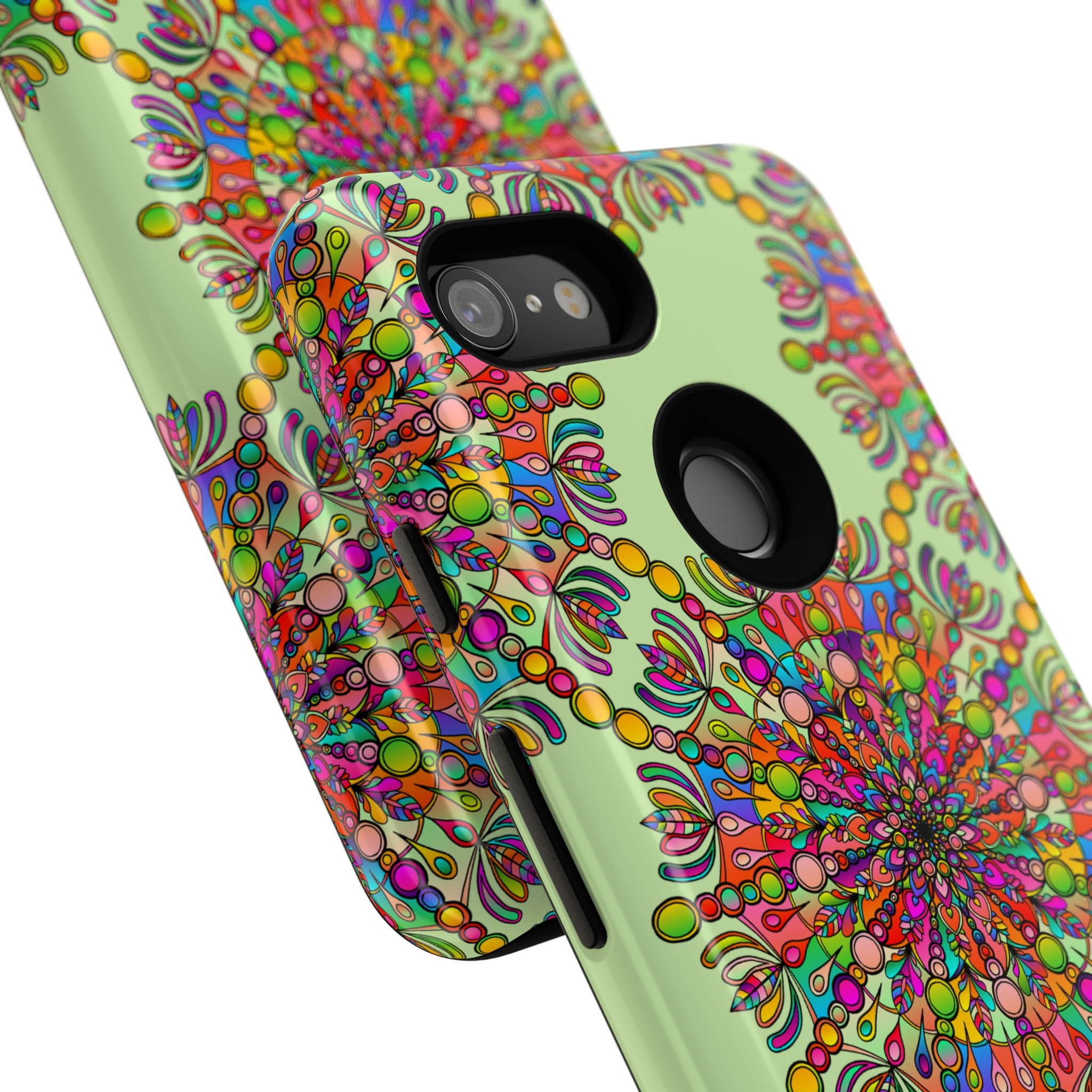 Intricate Mandala Phone Case in Lively Colors for Unique Style