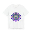 Vibrant Mandala Tee featuring an intricate and colorful design perfect for adding a pop of artful style to your wardrobe