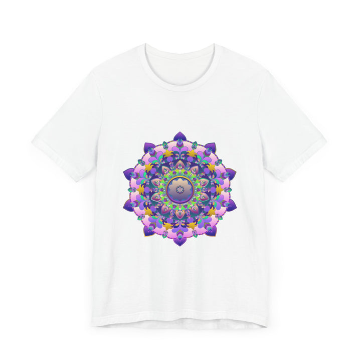 Vibrant Mandala Tee featuring an intricate and colorful design perfect for adding a pop of artful style to your wardrobe