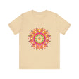 Vibrant Mandala T-Shirt featuring a colorful and intricate design inspired by traditional Indian art and culture, perfect for adding a pop of color to your wardrobe