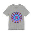 Vibrant Mandala Tee featuring colorful, spiritual art design perfect for yoga enthusiasts and free spirits