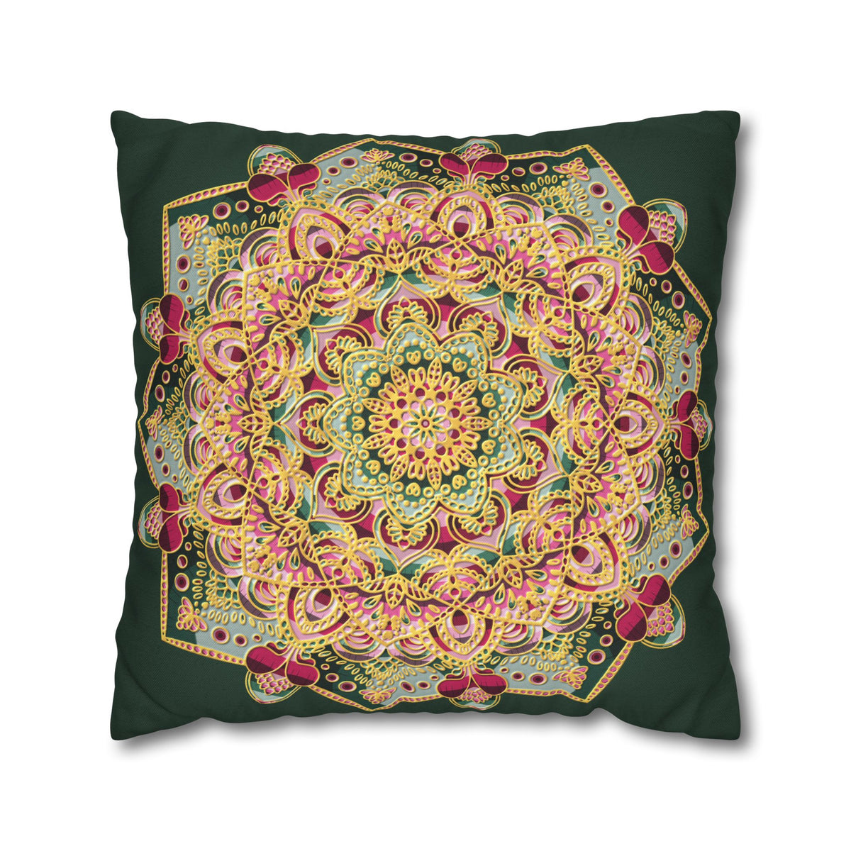 Mandala Boho Square Pillowcase