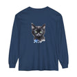 Black Cat Watercolor Unisex T-Shirt featuring a vibrant watercolor design of a black cat on a high-quality cotton shirt