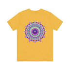Alt text: This Mandala Tee features a beautiful design symbolizing spiritual peace and harmony, perfect for bringing a sense of tranquility to your wardrobe