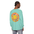 Intricate Mandala Unisex Long Sleeve T-Shirt, featuring detailed mandala design in vibrant colors