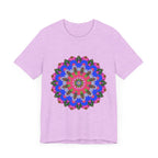 Vibrant and eye-catching Colorful Mandala Geometric T-Shirt with intricate design