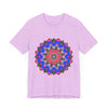 Vibrant and eye-catching Colorful Mandala Geometric T-Shirt with intricate design