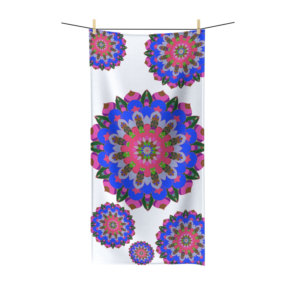 3D Mandala Bath Towel - Colorful Floral Design Home Decor - Blululi