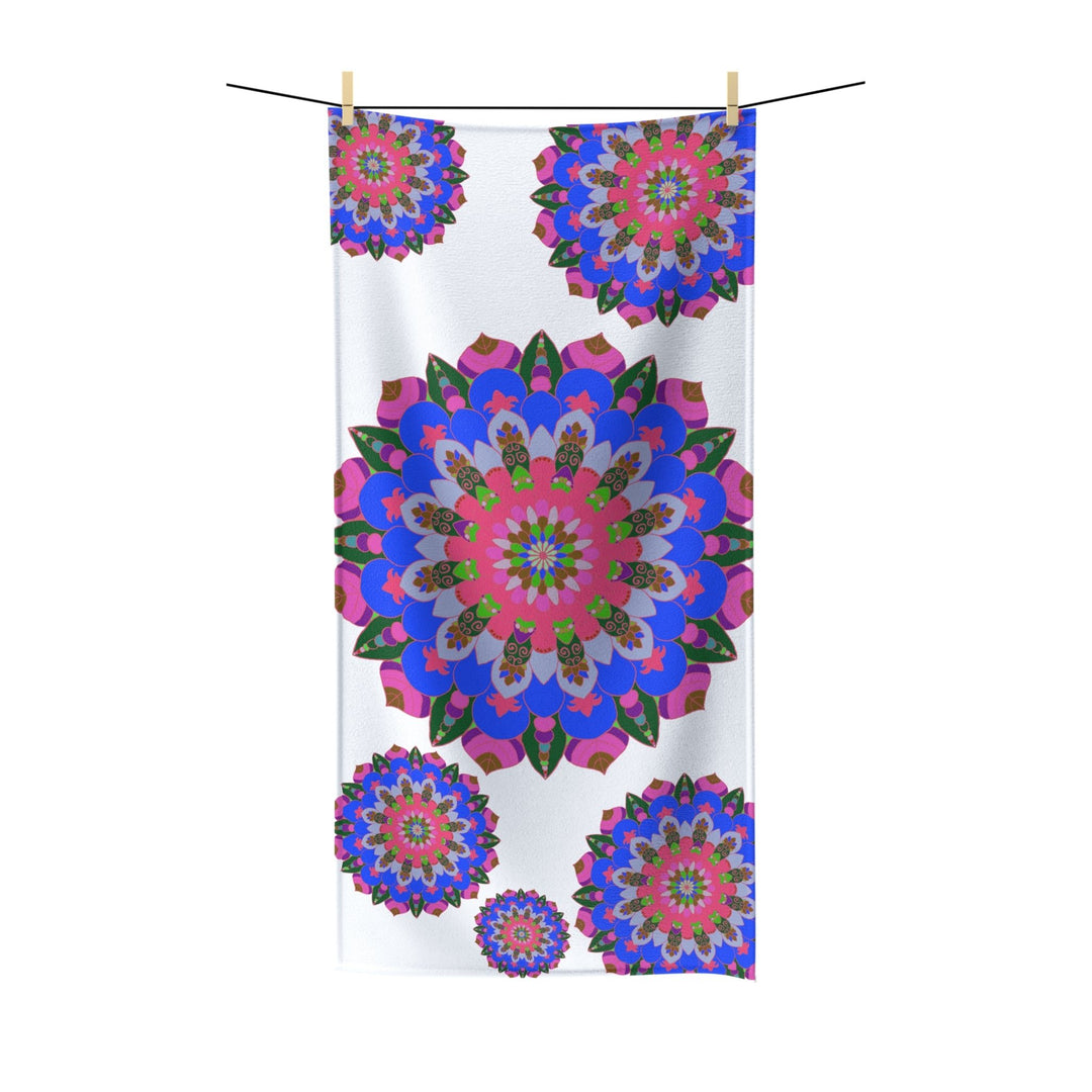 3D Mandala Bath Towel - Colorful Floral Design Home Decor - Blululi