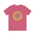 Colorful and intricate mandala tee representing spiritual peace and harmony, perfect for bringing positivity into your wardrobe