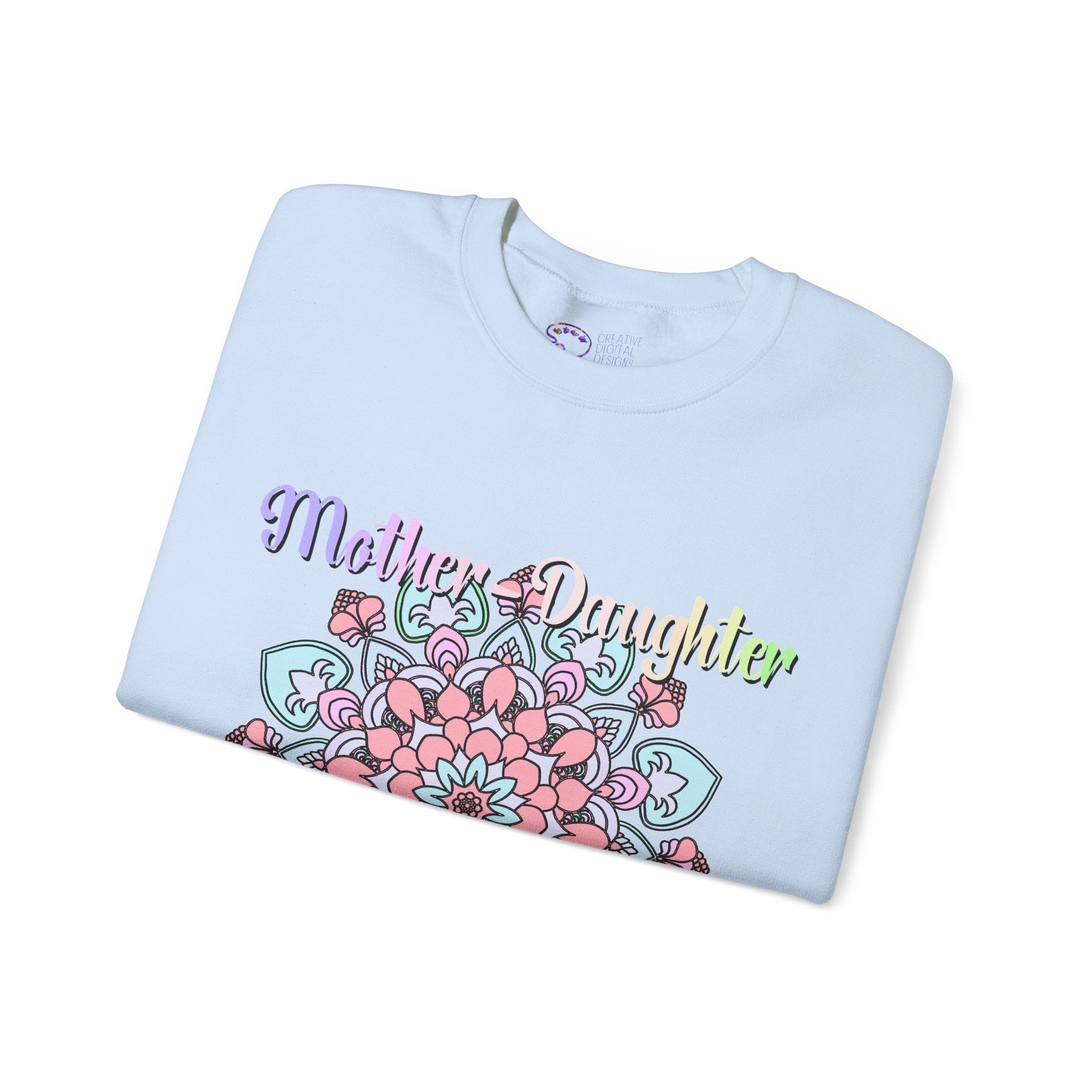 Sweatshirt mit Mandala-Muster zur Feier der Mutter-Tochter-Liebe