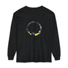 Black Cat Moon Glow Long Sleeve T-Shirt featuring a mystical feline design