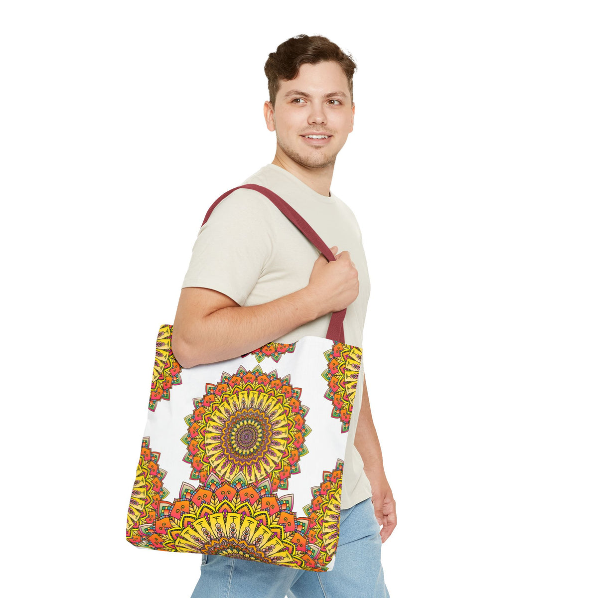 Solar Mandala Tote Bag