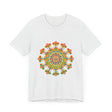 Colorful and intricate Vibrant Mandala Tee with vibrant and eye-catching design