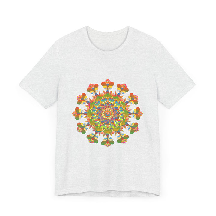 Colorful and intricate Vibrant Mandala Tee with vibrant and eye-catching design