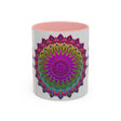  Colorful coffee mug with detailed and mesmerizing mandala art